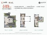 金地御湖颂_4室3厅3卫 建面149平米