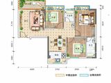 雷州凯悦华府_3室2厅2卫 建面90平米